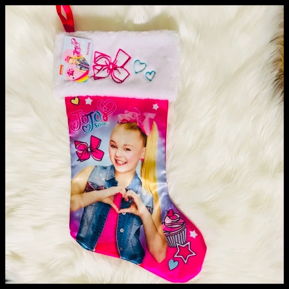 JOJO SIWA PINK CHRISTMAS STOCKING - Picture 2 of 3